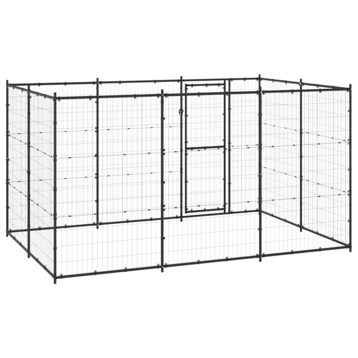 Outdoor Dog Kennel Steel 7.26 M² Tbnxxkn