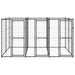 Outdoor Dog Kennel Steel 7.26 M² Tbnxxlo