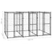 Outdoor Dog Kennel Steel 7.26 M² Tbnxxlo