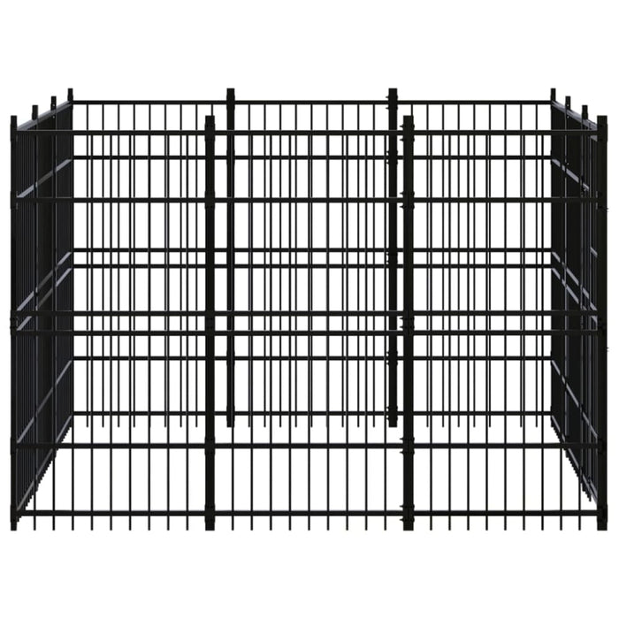 Outdoor Dog Kennel Steel 8.29 M² Tbkikia