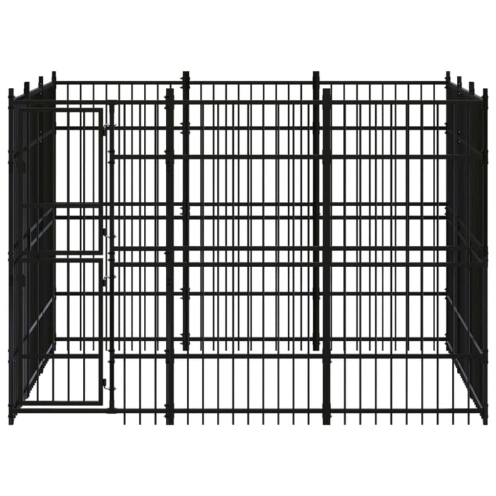 Outdoor Dog Kennel Steel 8.29 M² Tbkikia