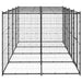 Outdoor Dog Kennel Steel 9.68 M² Tbnxxlx