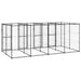 Outdoor Dog Kennel Steel 9.68 M² Tbnxxlx