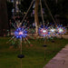 Outdoor Led Solar Firework Lights Waterproof Garden Decor