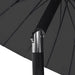 Outdoor Parasol With Aluminium Pole 270 Cm Black Aitob