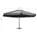 Outdoor Parasol With Aluminium Pole 600 Cm Anthracite Aitix