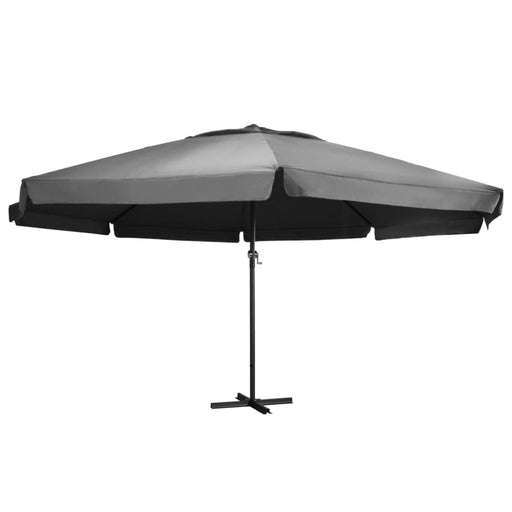 Outdoor Parasol With Aluminium Pole 600 Cm Anthracite Aitix