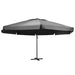 Outdoor Parasol With Aluminium Pole 600 Cm Anthracite Aitix