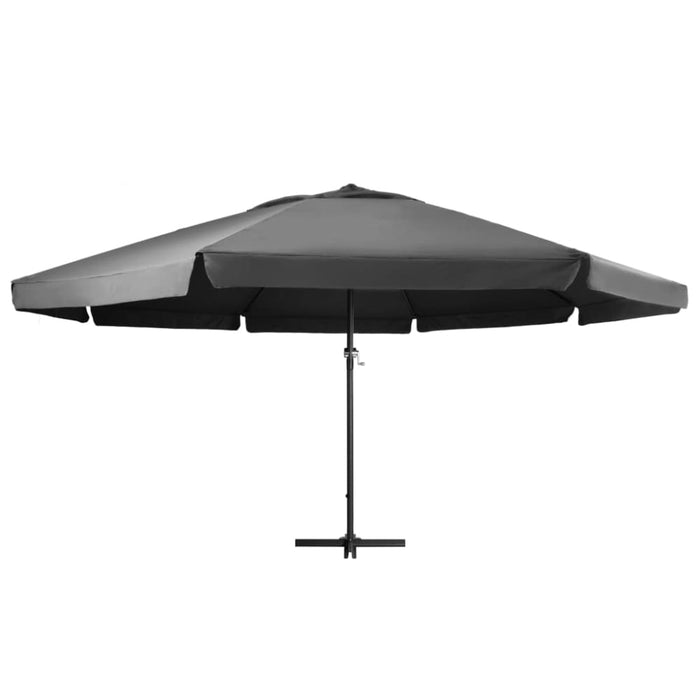 Outdoor Parasol With Aluminium Pole 600 Cm Anthracite Aitix