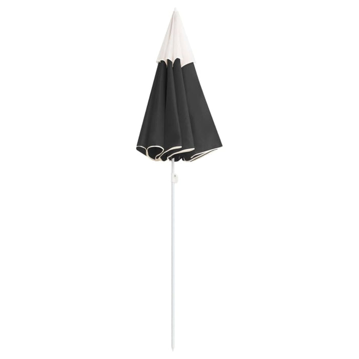 Outdoor Parasol With Steel Pole Anthracite 180 Cm Toppax