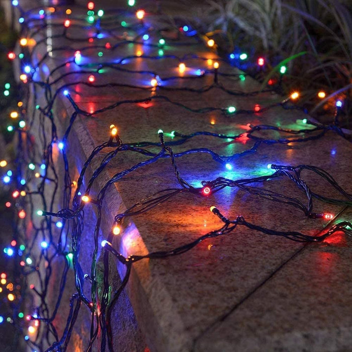 Outdoor Led Plug In Fairy Lights - Multicoloured - 200