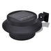 Outdoor Solar Lamp Set 6 Pcs Fence Light Gutter Black Aoonb