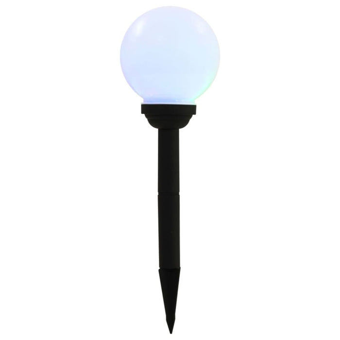 Outdoor Solar Lamps 4 Pcs Led Spherical 15 Cm Rgb Aaapi