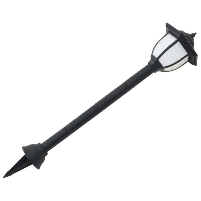 Outdoor Solar Lamps 6 Pcs Led Black Xiiotn