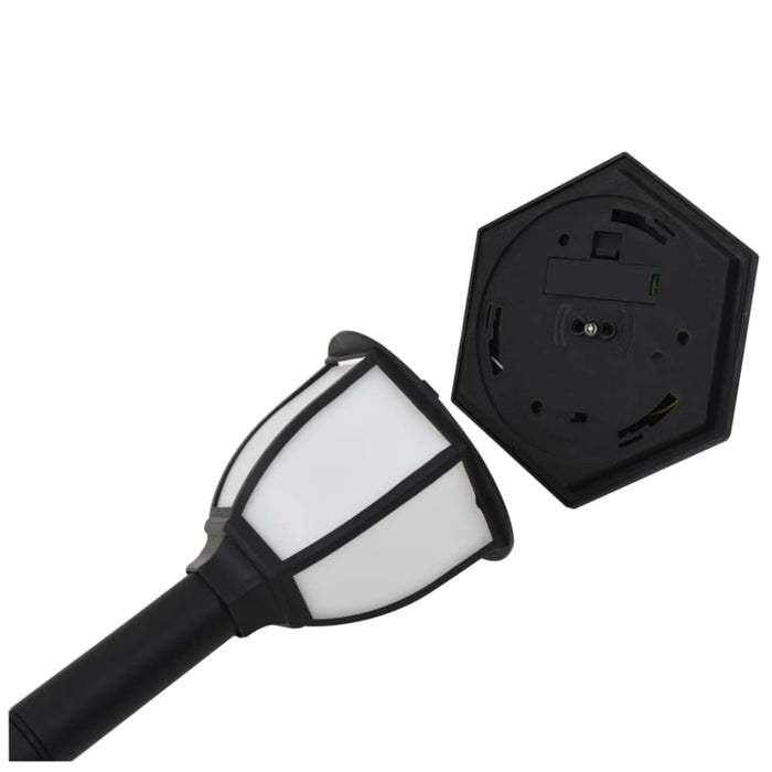 Outdoor Solar Lamps 6 Pcs Led Black Xiiotn