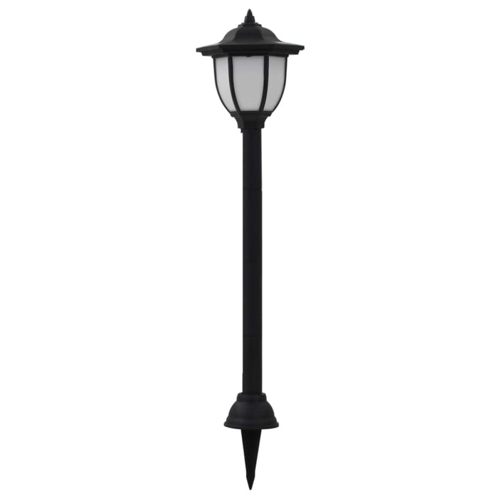 Outdoor Solar Lamps 6 Pcs Led Black Xiiotn