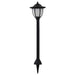 Outdoor Solar Lamps 6 Pcs Led Black Xiiotn