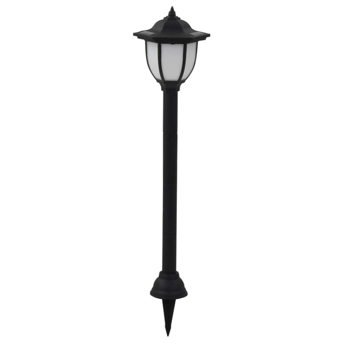 Outdoor Solar Lamps 6 Pcs Led Black Xiiotn