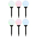 Outdoor Solar Lamps 6 Pcs Led Spherical 20 Cm Rgb Xiioxl