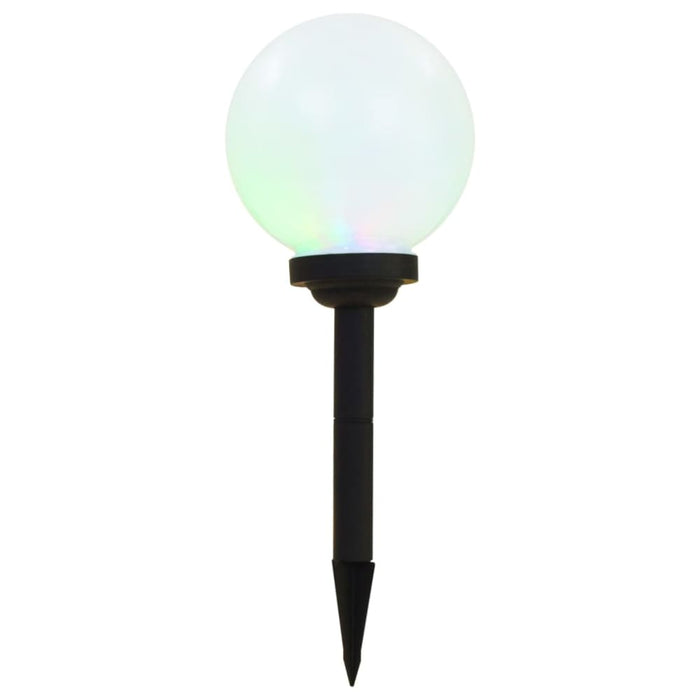 Outdoor Solar Lamps 6 Pcs Led Spherical 20 Cm Rgb Xiioxl