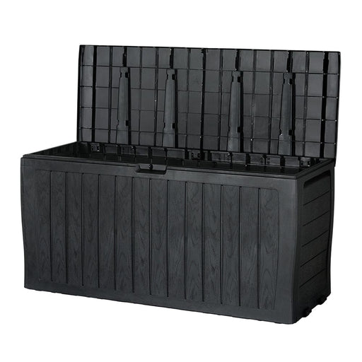 Outdoor Storage Box 220l Lockable Garden Deck Toy Shed Tool