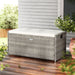 Outdoor Storage Bench Box Garden Sheds Tools Patio Wicker