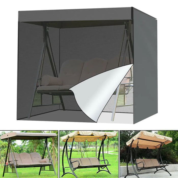 Outdoor Swing Chair Cover Courtyard Hammock 3seat Garden