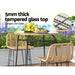 Outdoor Bar Table Wicker Dining Bistro Patio Balcony Glass