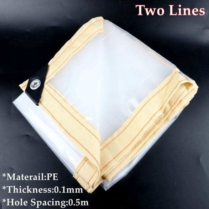 0.1mm Outdoor Tarpaulin Garden Greenhouse Waterproof Film