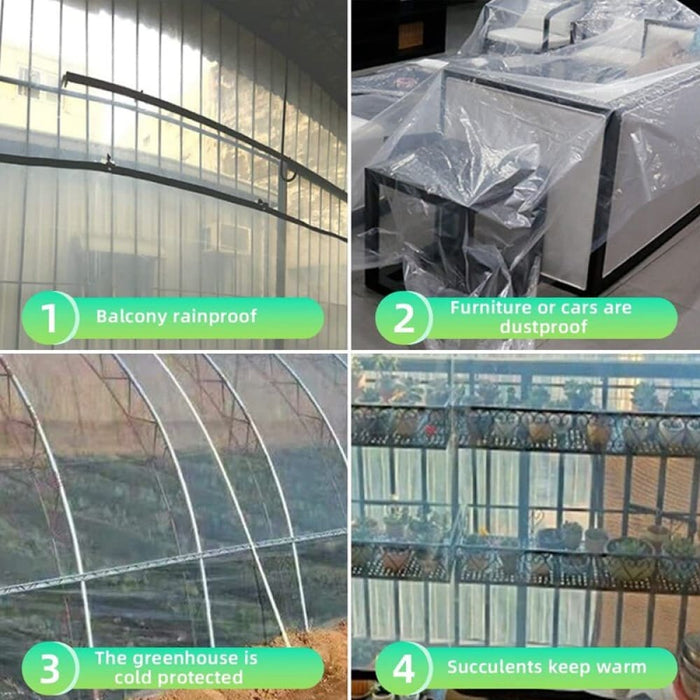 0.1mm Outdoor Tarpaulin Garden Greenhouse Waterproof Film