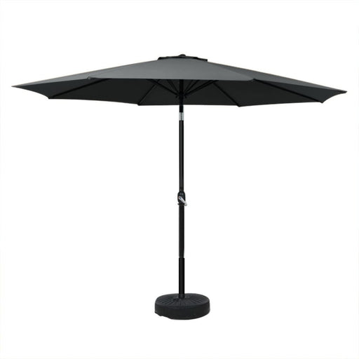 Outdoor Umbrella 3m Base Beach Pole Garden Tilt Sun Patio Uv