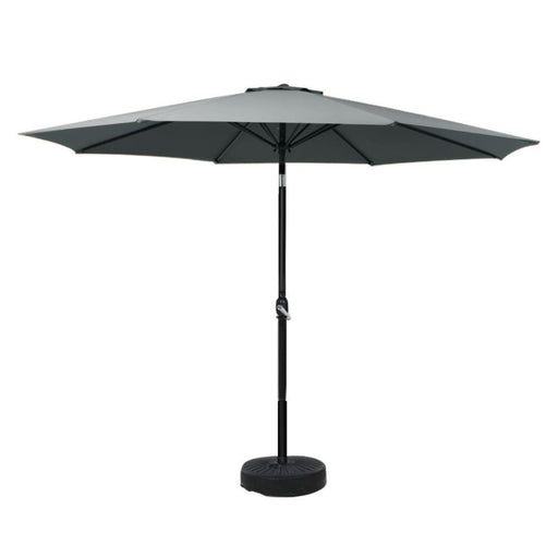 Outdoor Umbrella 3m Base Beach Pole Garden Tilt Sun Patio Uv