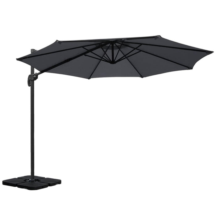 Outdoor Umbrella 3m Base Cantilever Beach Stand Sun Roma