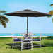 Outdoor Umbrella 3m Umbrellas Garden Beach Tilt Sun Patio