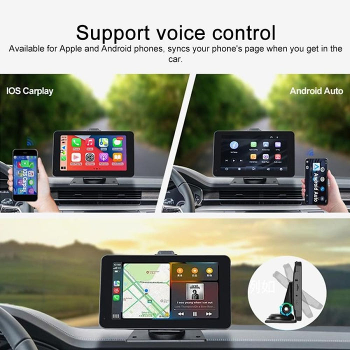 P703s 7 Inch Wireless Carplay Car Navigator Smart Driving