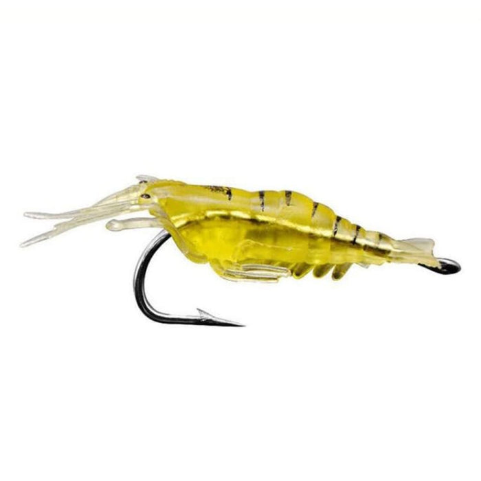 Pack Of 10 4cm Soft Shrimp Bait Lures With Hook