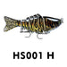 Pack Of 2 10cm 15.5g Road Sub Fish Bait Plastic Hard