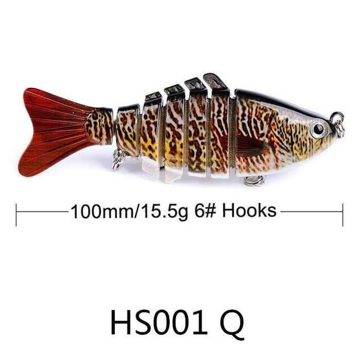 Pack Of 2 10cm 15.5g Road Sub Fish Bait Plastic Hard