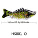 Pack Of 2 10cm 15.5g Road Sub Fish Bait Plastic Hard