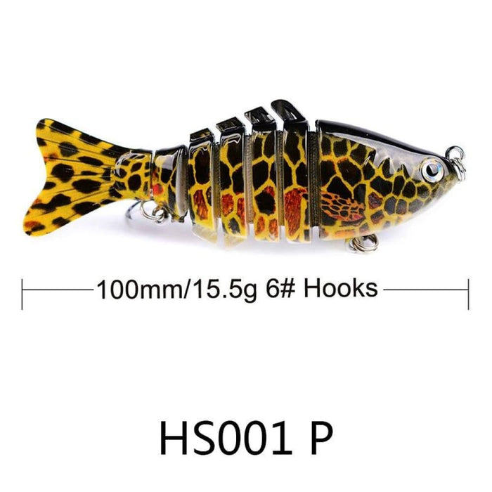 Pack Of 2 10cm 15.5g Road Sub Fish Bait Plastic Hard