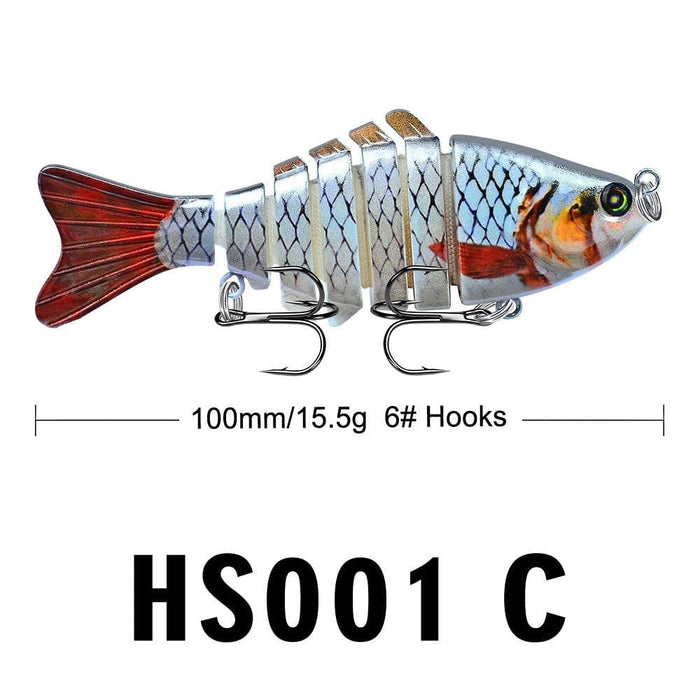 Pack Of 2 10cm 15.5g Road Sub Fish Bait Plastic Hard