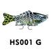 Pack Of 2 10cm 15.5g Road Sub Fish Bait Plastic Hard