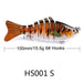 Pack Of 2 10cm 15.5g Road Sub Fish Bait Plastic Hard