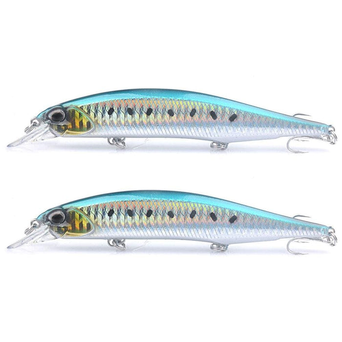 Pack Of 2 13.4cm/17.5g Long Distance Casting Mino Lure