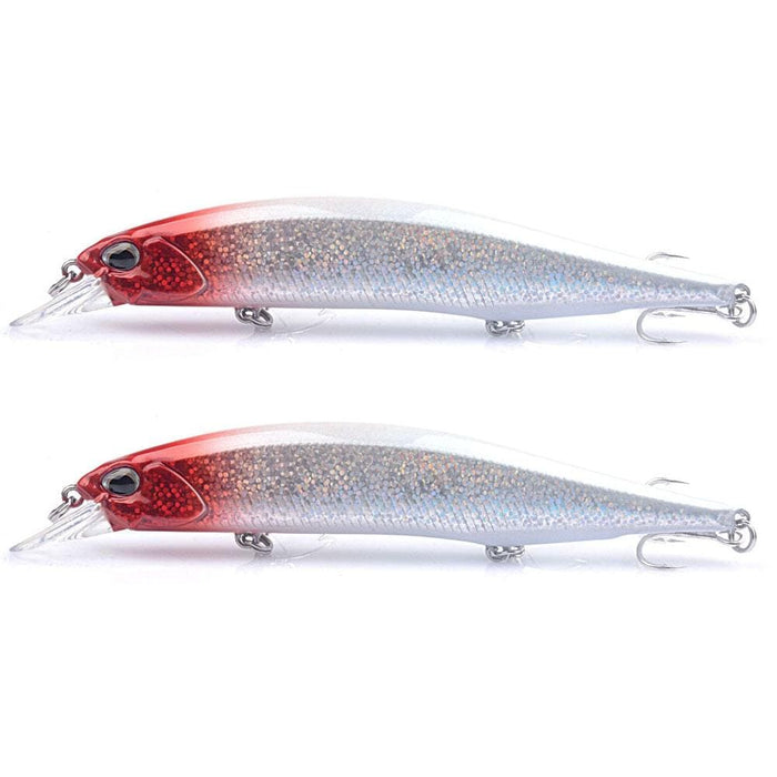 Pack Of 2 13.4cm/17.5g Long Distance Casting Mino Lure