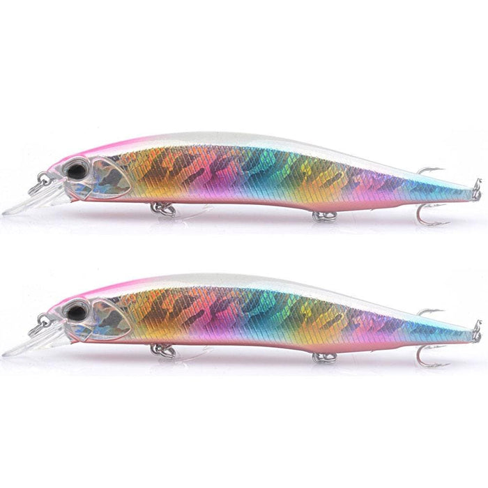 Pack Of 2 13.4cm/17.5g Long Distance Casting Mino Lure