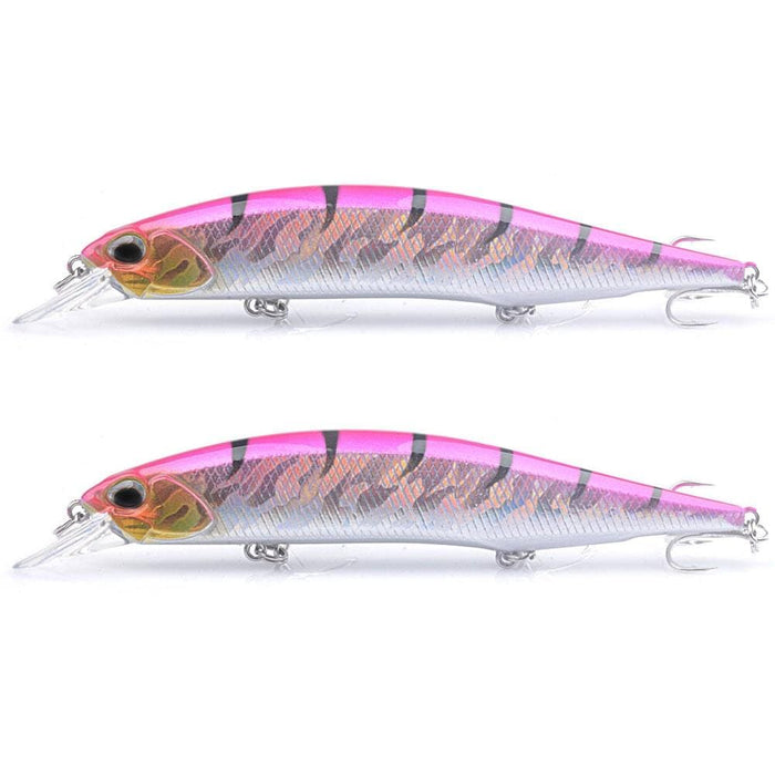 Pack Of 2 13.4cm/17.5g Long Distance Casting Mino Lure