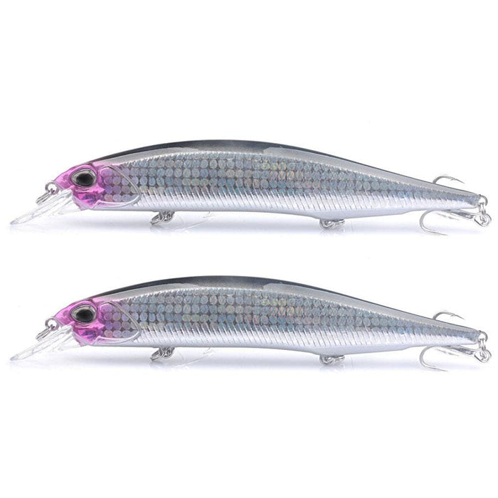 Pack Of 2 13.4cm/17.5g Long Distance Casting Mino Lure