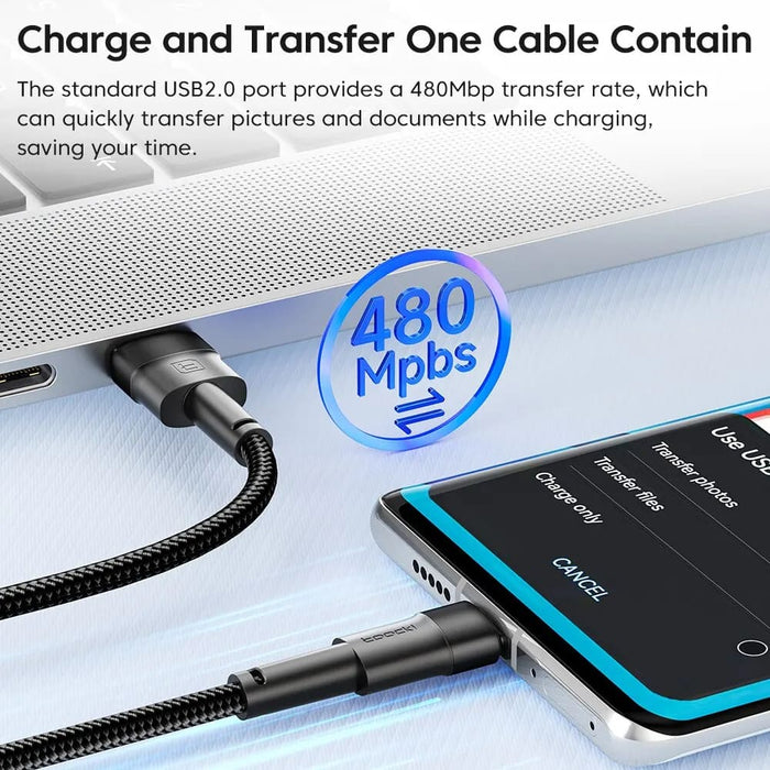 Pack Of 2 3a Usb c Fast Charging Cables For Realme Xiaomi