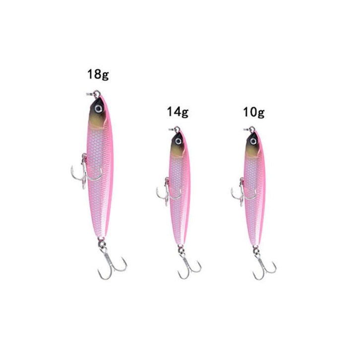 Pack Of 2 Ch79 Sinking Pencil Lures 10.4cm 18g Long Casting